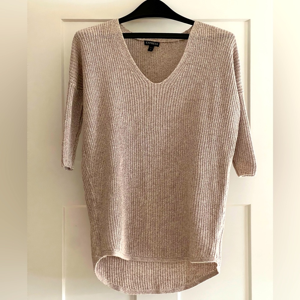 Express cream sweater. Size small